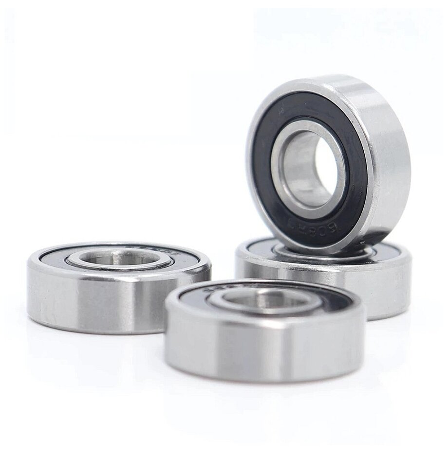 фото Комплект из 4 шт. подшипник 608-2rs (180018) bearing. для самокатов, роликов, скейтбордов. ntl bearing