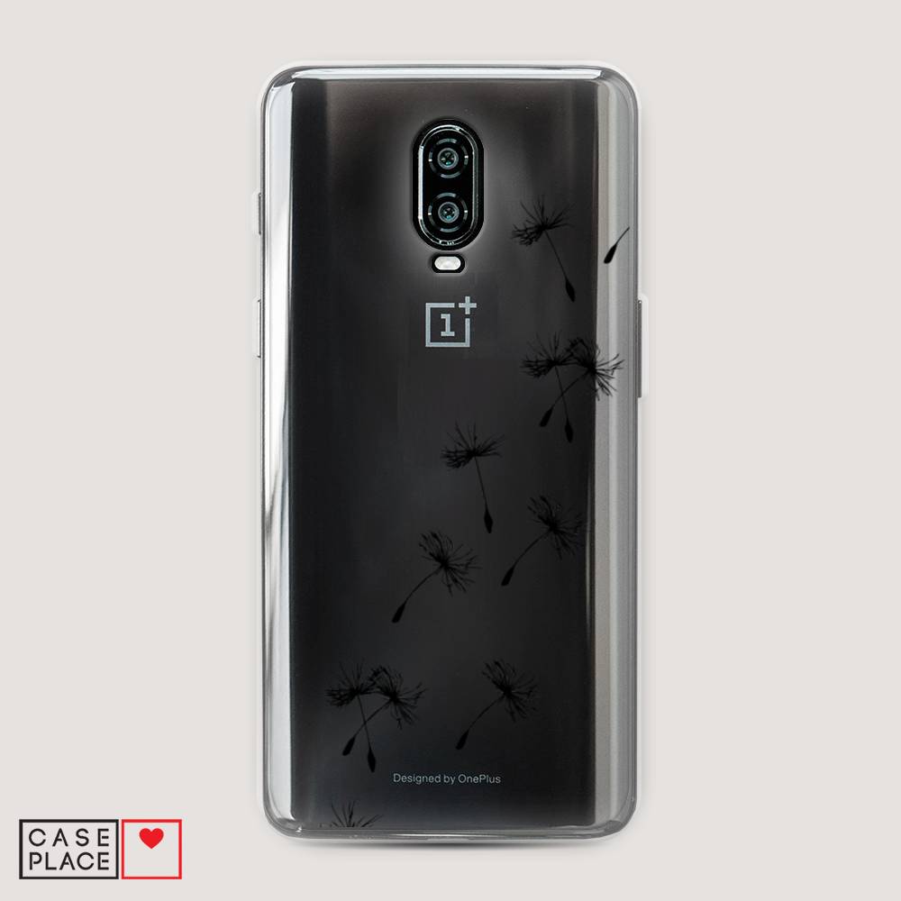 

Чехол Awog на Oneplus 6T / ВанПлас 6T "Летящие одуванчики", Черный, 150650-8