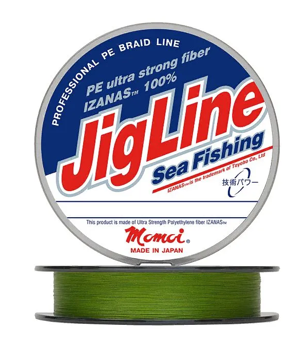 

Плетеный шнур для рыбалки Momoi JigLine Sea Fishing 250м (0.45 / 50 / 7), Зеленый, JigLine Sea Fishing