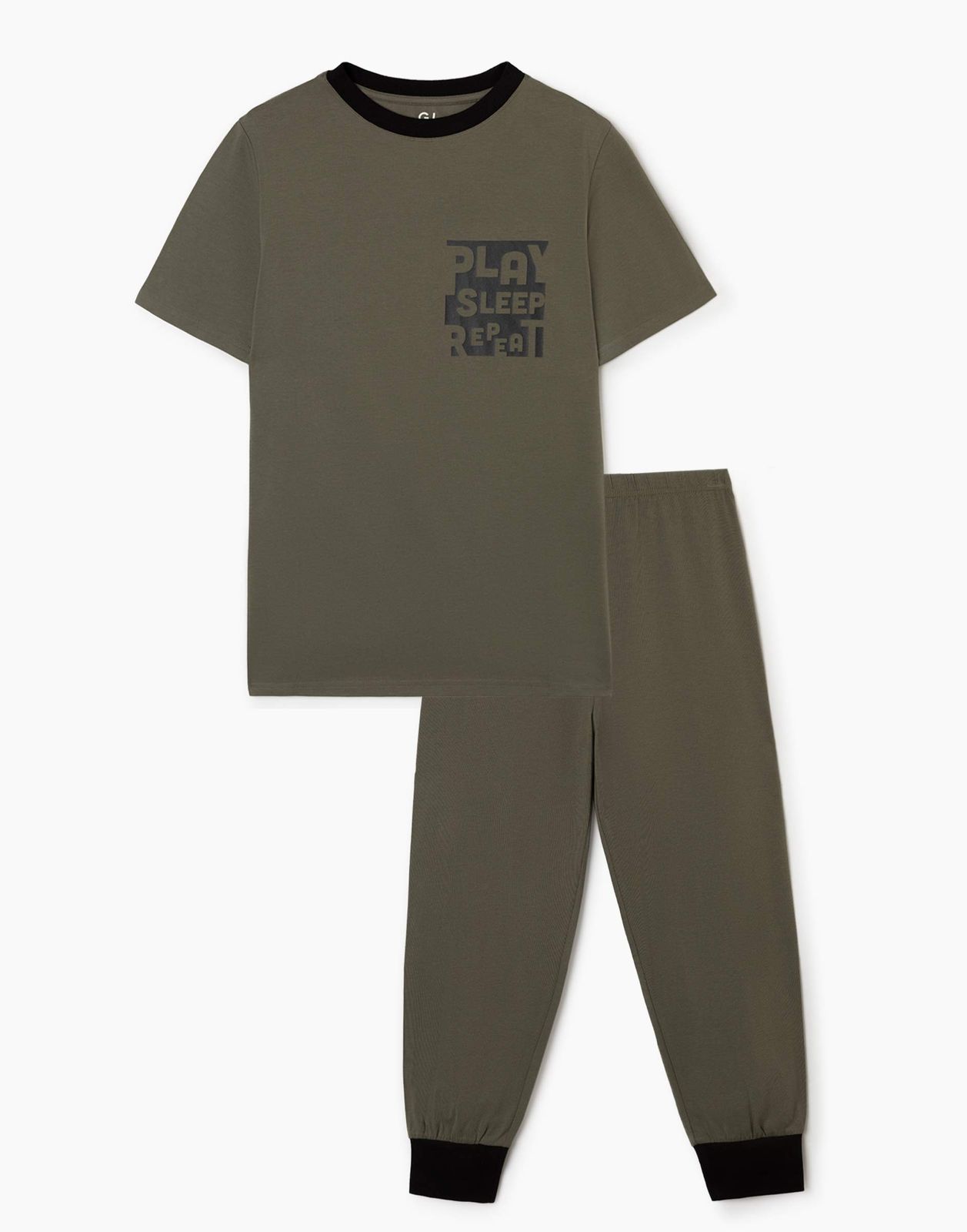 Пижама с принтом для мальчика BSL000500 12-14л/164
