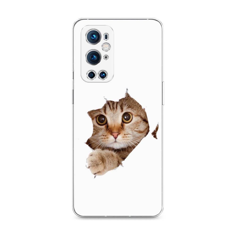 

Чехол на OnePlus 9 Pro "Кот и бумага", Белый;коричневый, 151550-1