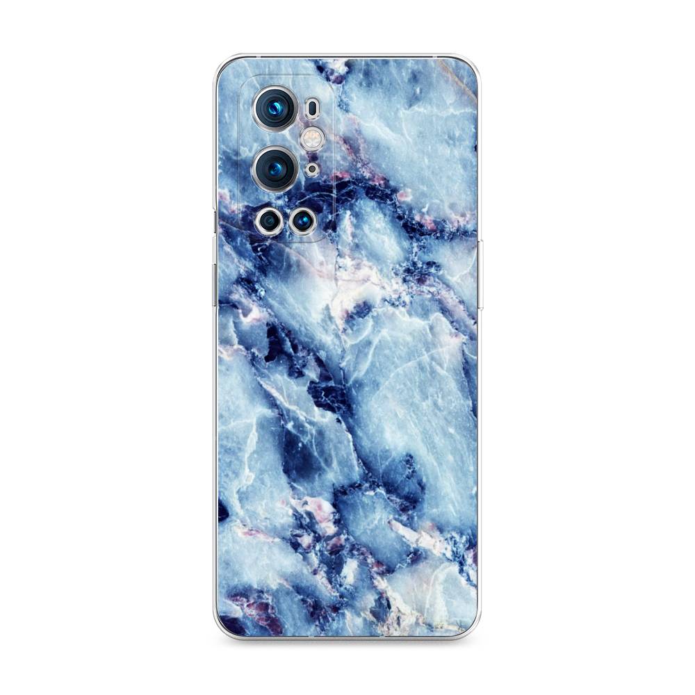 

Чехол на OnePlus 9 Pro "Мрамор с синими прожилками", Синий, 151550-3