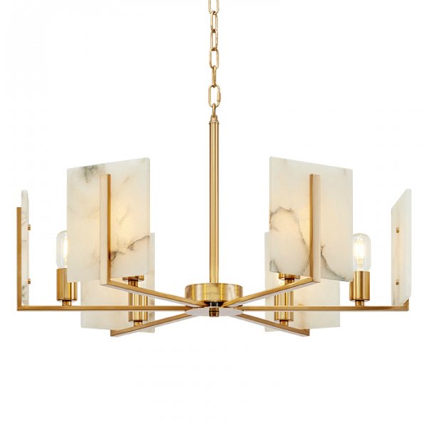 фото Люстра marble square chandelier imperiumloft