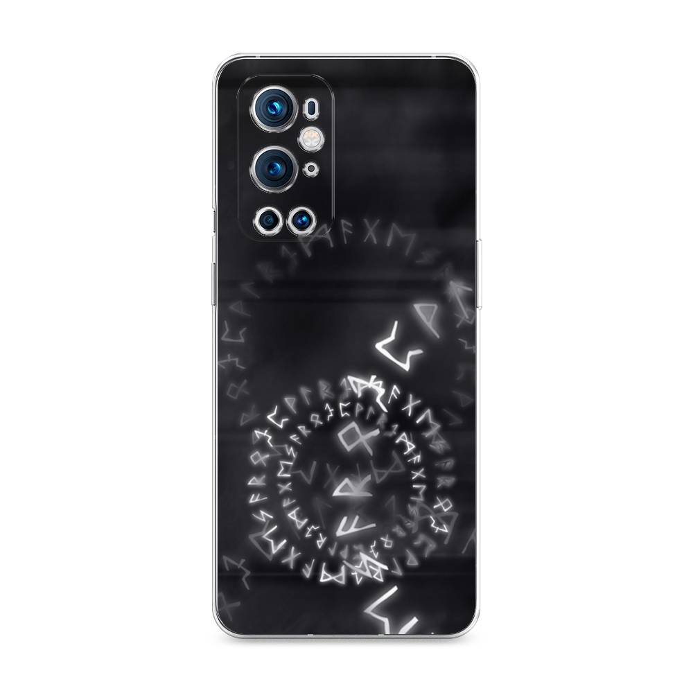 

Чехол на OnePlus 9 Pro "Руны", Серый;черный, 151550-3
