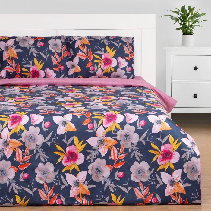 

КПБ Этель 2 сп Fiori selvatici 180*215 см, 200*225 см, 50*70± 3 см-2 шт, новосатин