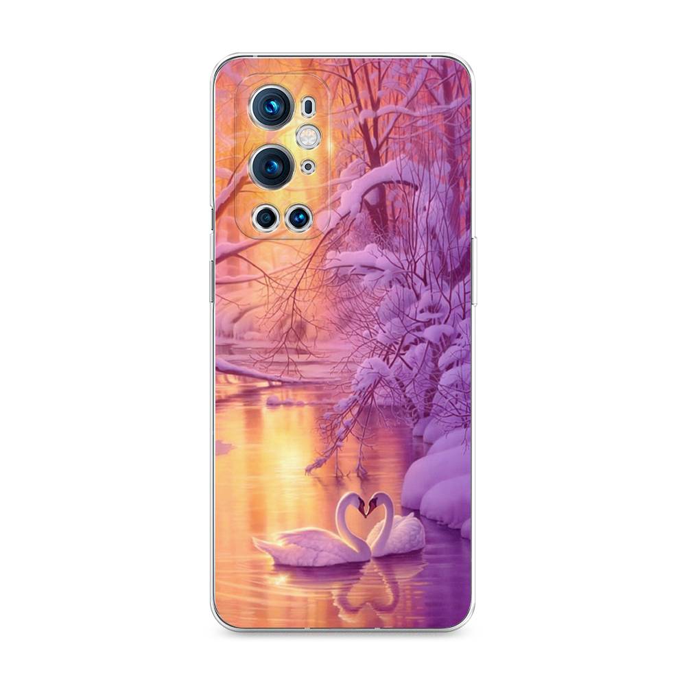 

Чехол на OnePlus 9 Pro "Зима 1", Фиолетовый;желтый, 151550-2