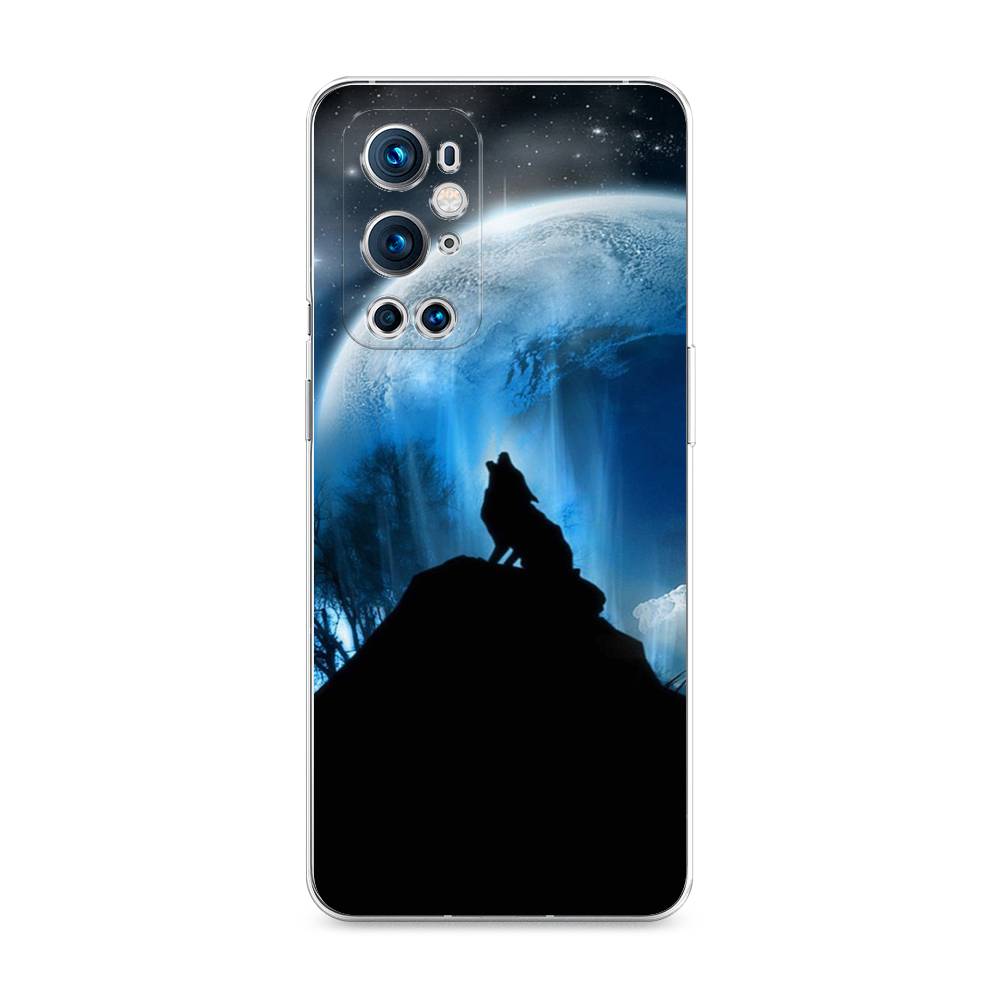 

Чехол на OnePlus 9 Pro "Волк 2", Синий;черный;белый, 151550-1