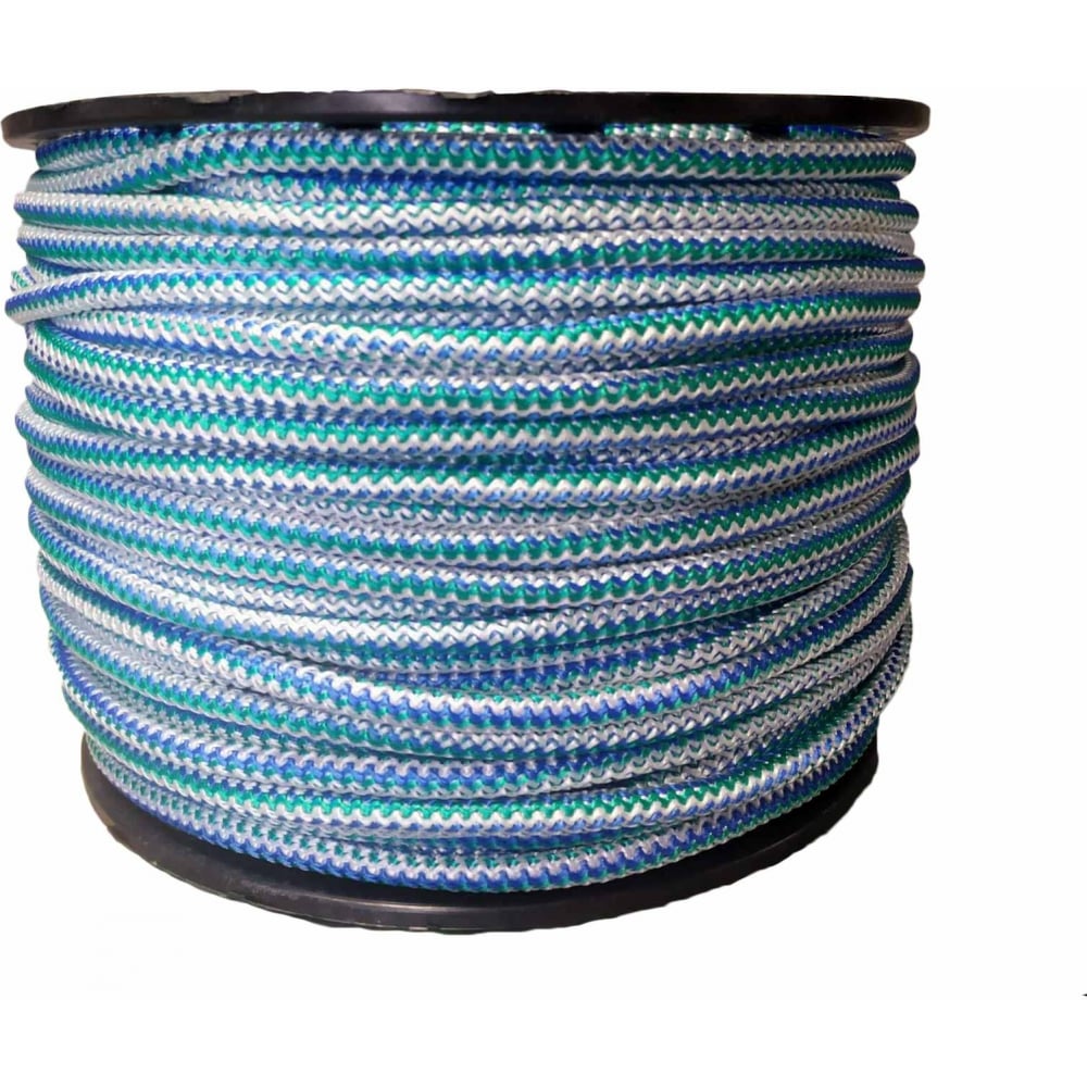 фото Эбис веревка вязаная пп 10 мм (200 м) цветная 71200