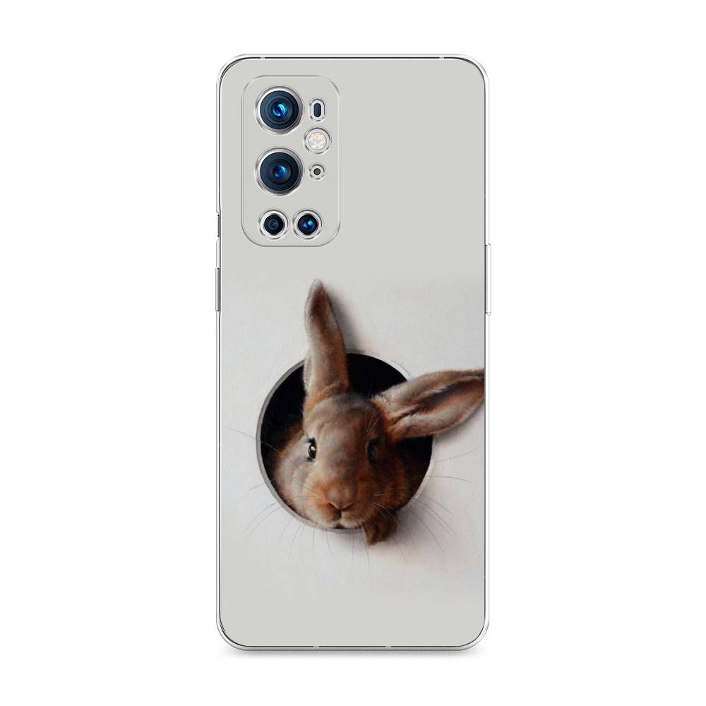 

Чехол на OnePlus 9 Pro "Любопытный кролик", Серый;коричневый, 151550-1