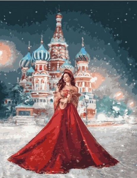 

картина по номерам Мисс Москва МСА762