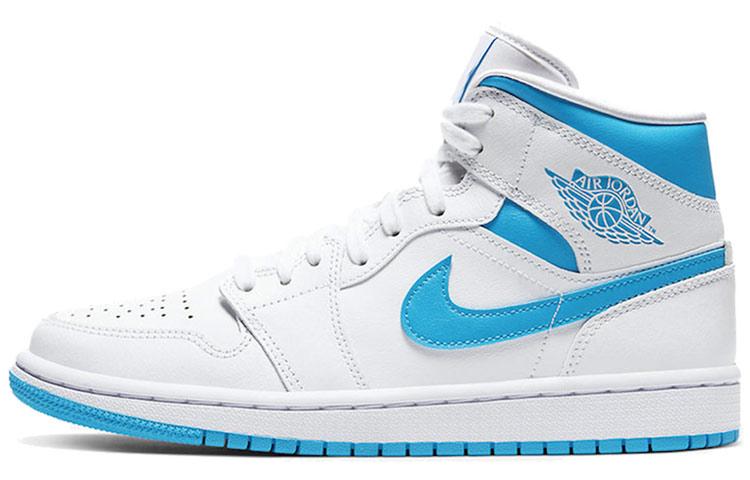 

Кеды унисекс Jordan Air Jordan 1 Mid белые 41 EU, Белый, Air Jordan 1 Mid