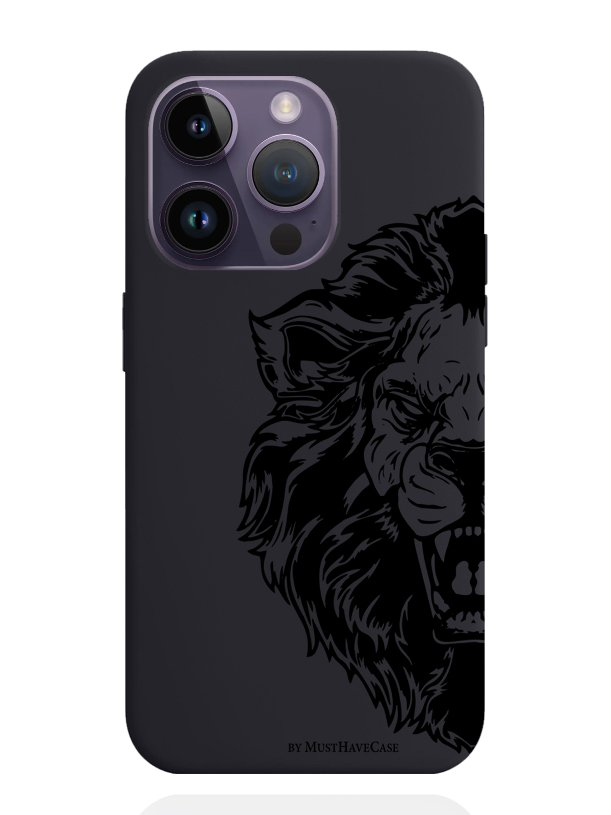 

Чехол MustHaveCase iPhone 14 Pro Король Лев, Черный;коричневый, iPhone 14 Pro Король Лев