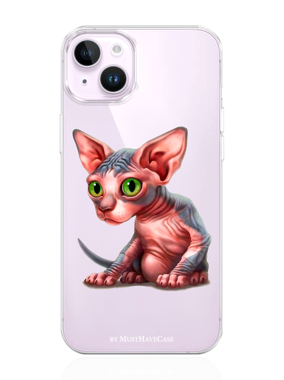 

Чехол MustHaveCase iPhone 14 Сфинкс, Прозрачный, iPhone 14 Сфинкс