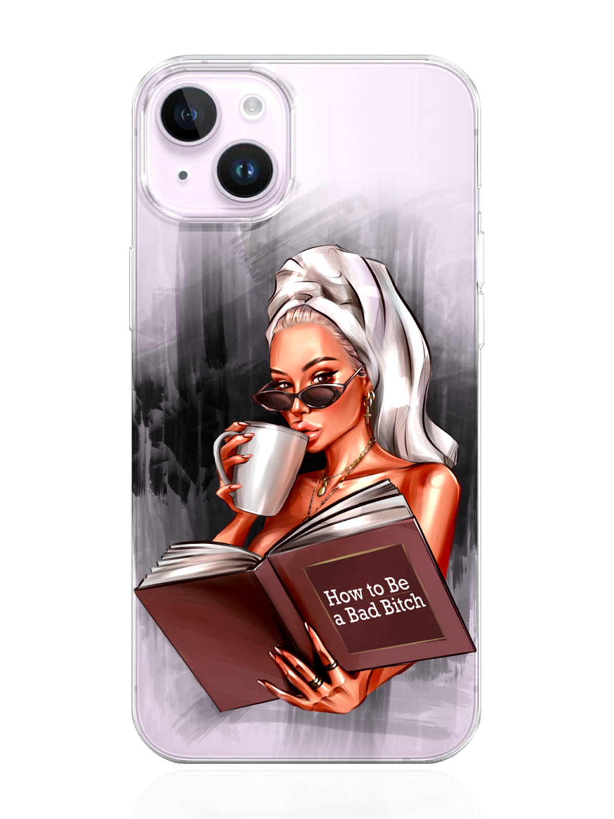 

Чехол MustHaveCase iPhone 14 How to be a bad Bitch, Прозрачный;черный, iPhone 14 How to be a bad Bitch