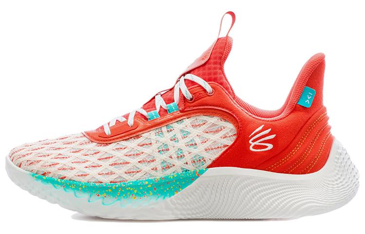 

Кроссовки унисекс Under Armour Curry 9 красные 44 EU, Красный, Curry 9