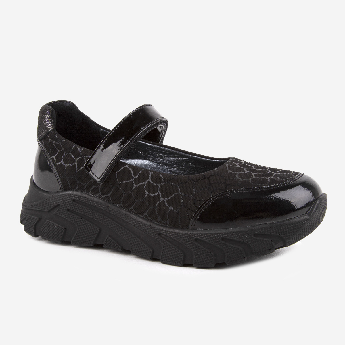 Туфли детские Kapika 22692т-1, цвет черный, размер 30 EU