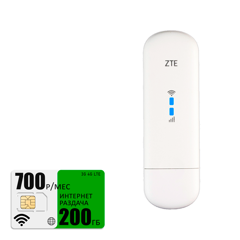 

Usb-модем ZTE mf79 (modem-mf79-mega-200gb-pro-sb), Белый, mf79