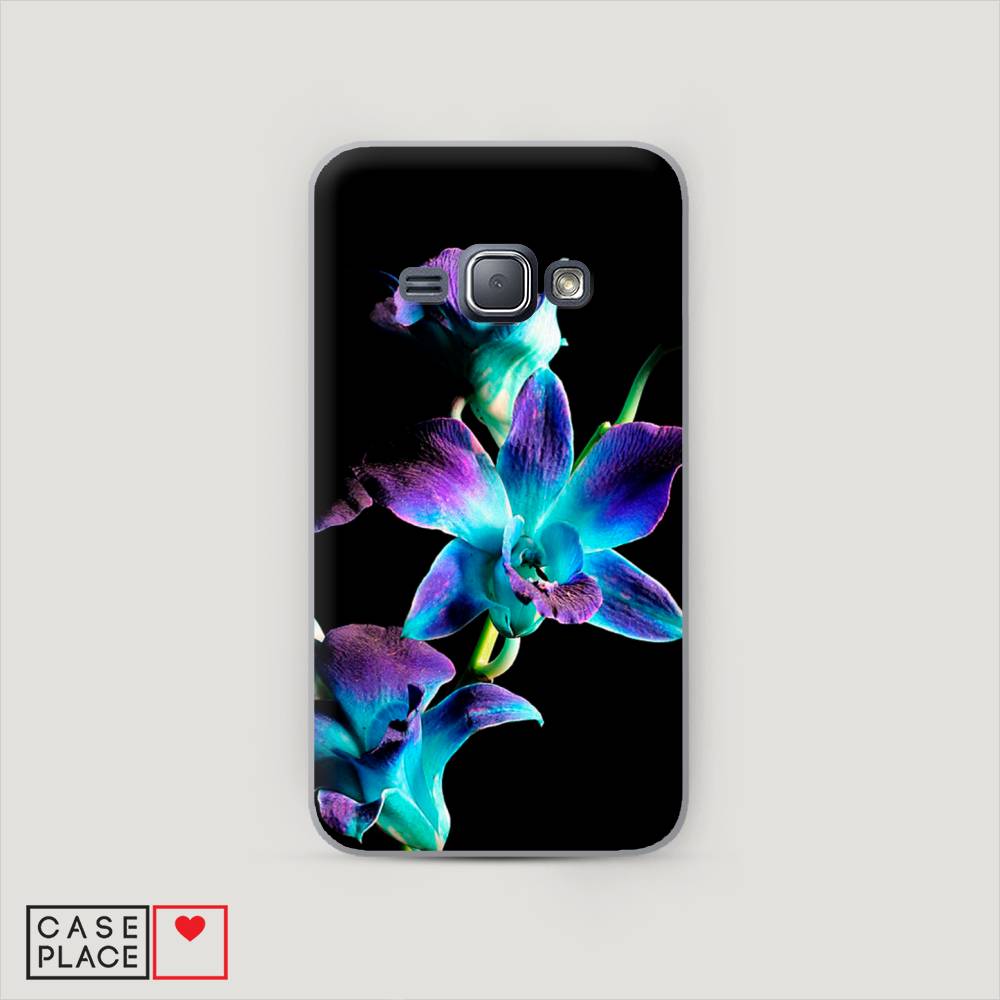 

Чехол Awog "Синий цветок на черном" для Samsung Galaxy J1, 22040-6