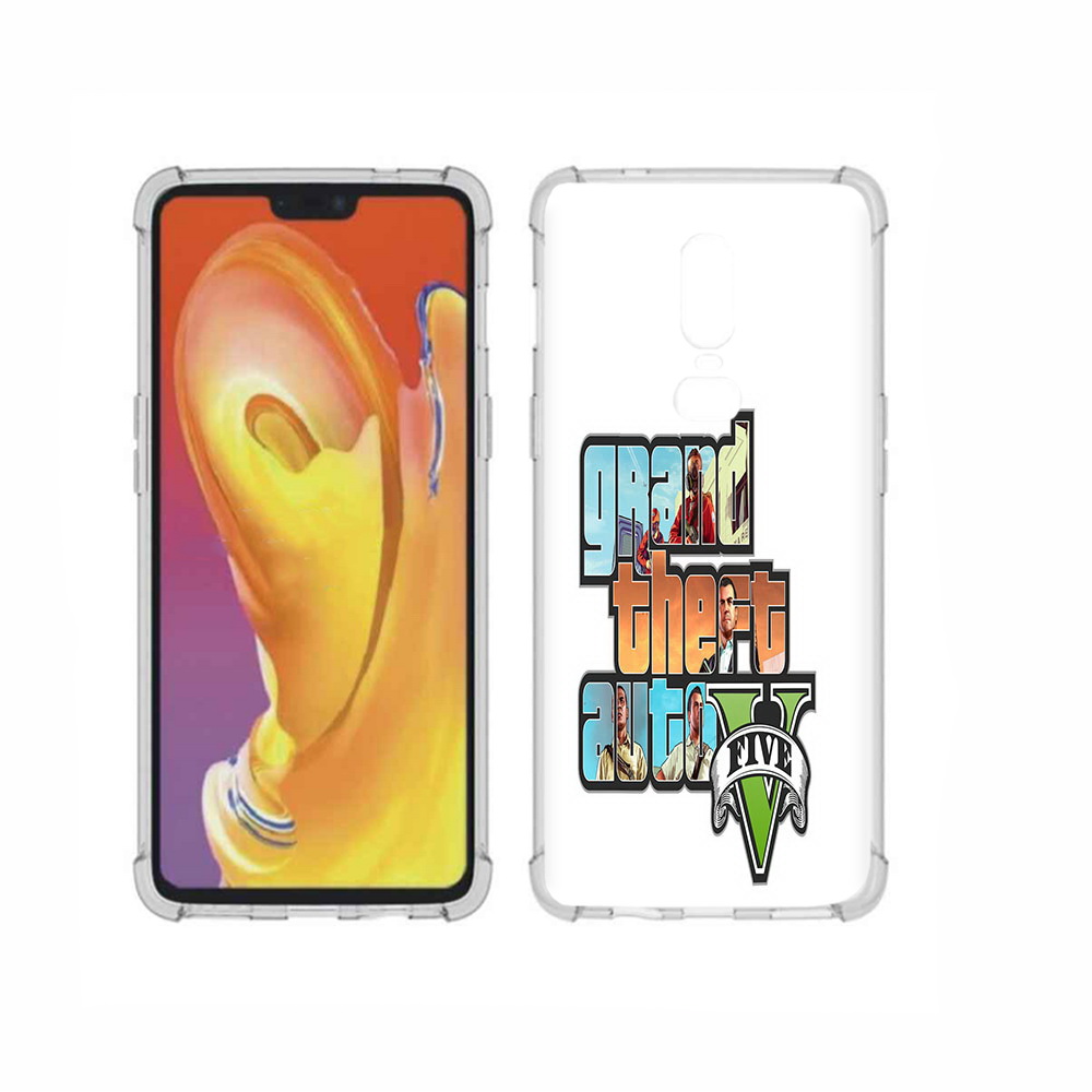 

Чехол MyPads Tocco для OnePlus 6 игра гта, Прозрачный, Tocco