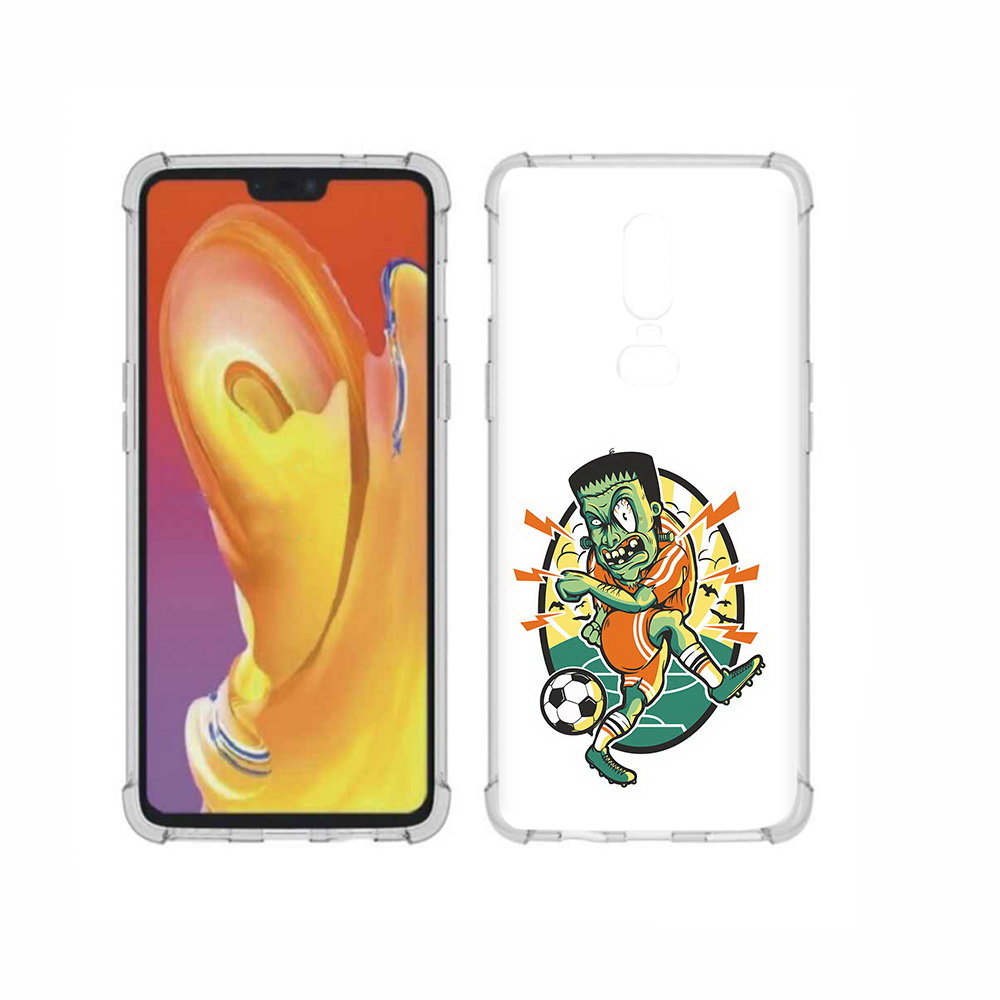 

Чехол MyPads Tocco для OnePlus 6 зомби футболист, Прозрачный, Tocco