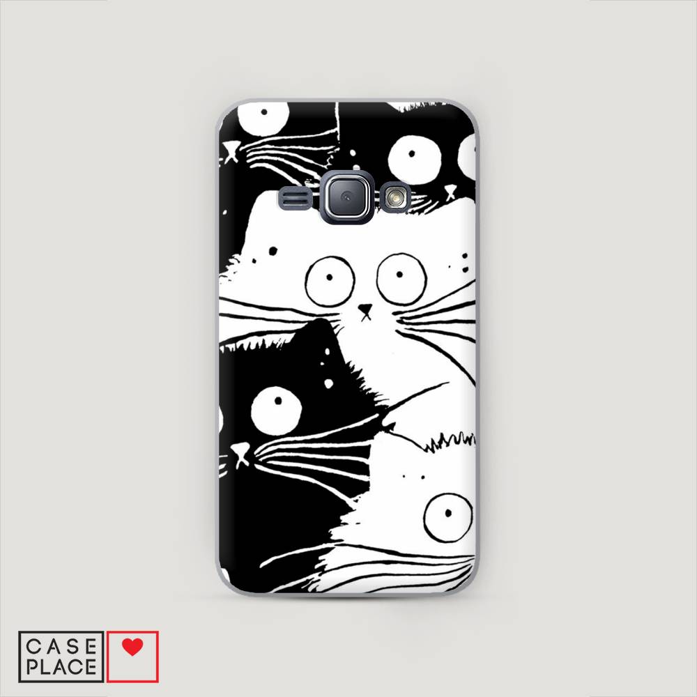 

Чехол Awog "Коты черно-белые" для Samsung Galaxy J1, 22040-1