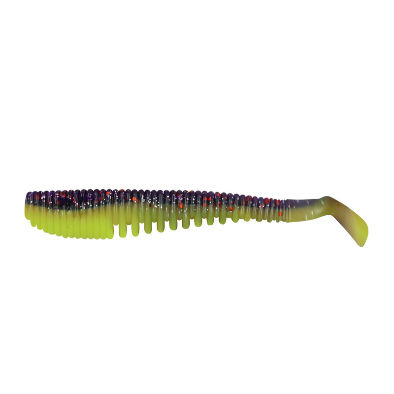 

Силиконовая приманка Yaman Legend Minnow 76,2 мм 6 шт цвет 26, Зеленый;фиолетовый, Legend Minnow