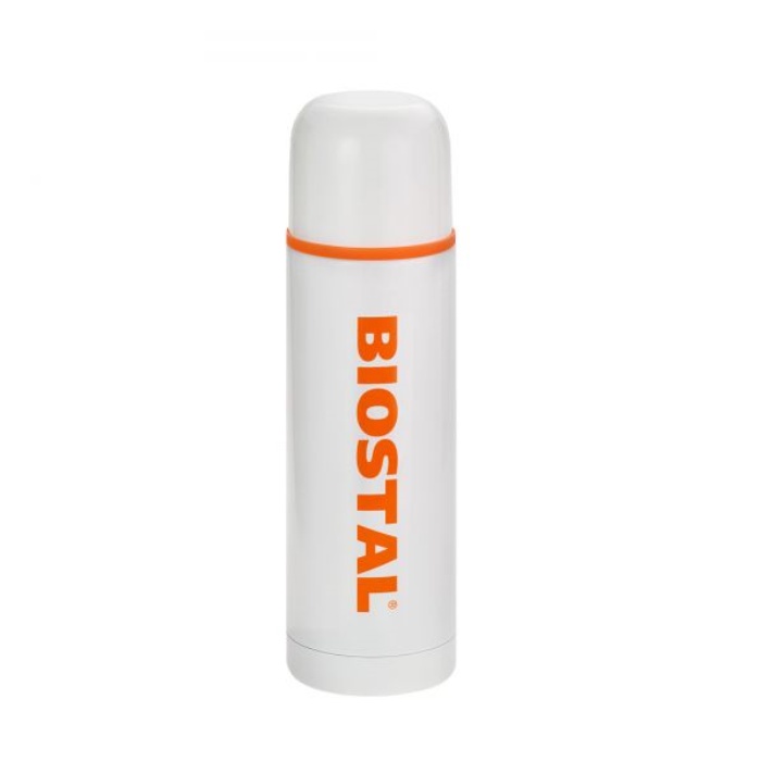 Термос Biostal/Биосталь NB-500С-W, с узкой горловиной, 0.5 л., белый (NB-500С-W)