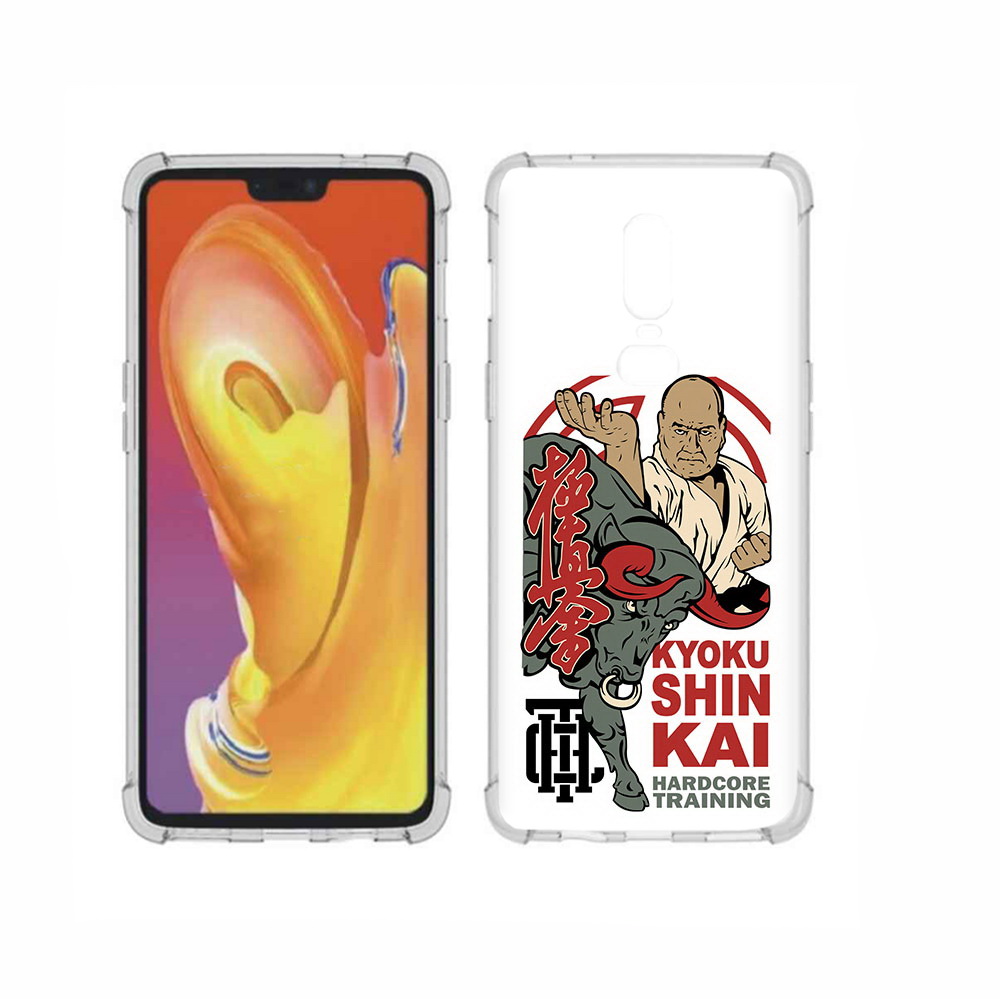 

Чехол MyPads Tocco для OnePlus 6 единоборства рисунок, Прозрачный, Tocco