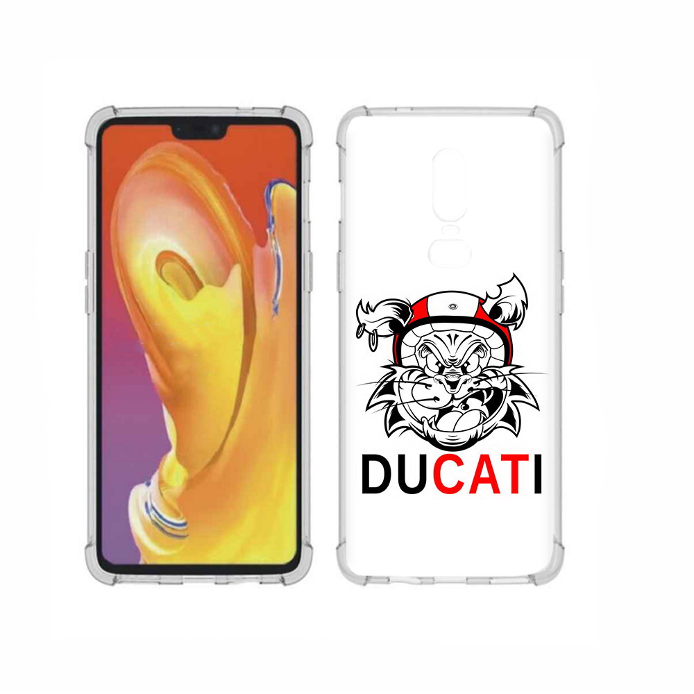 

Чехол MyPads Tocco для OnePlus 6 дукати, Прозрачный, Tocco