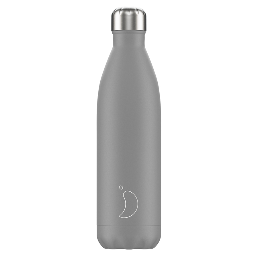 фото Термос chilly's bottles monochrome, 750 мл, серый (b750mogry)