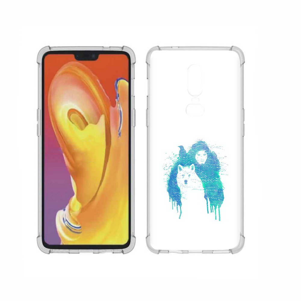 

Чехол MyPads Tocco для OnePlus 6 джон сноу, Прозрачный, Tocco