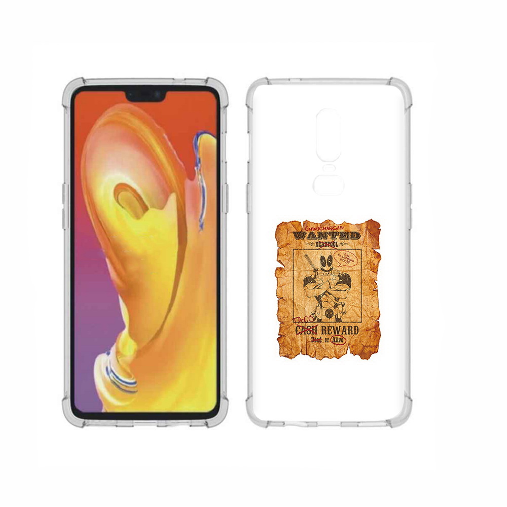 

Чехол MyPads Tocco для OnePlus 6 дедпул, Прозрачный, Tocco