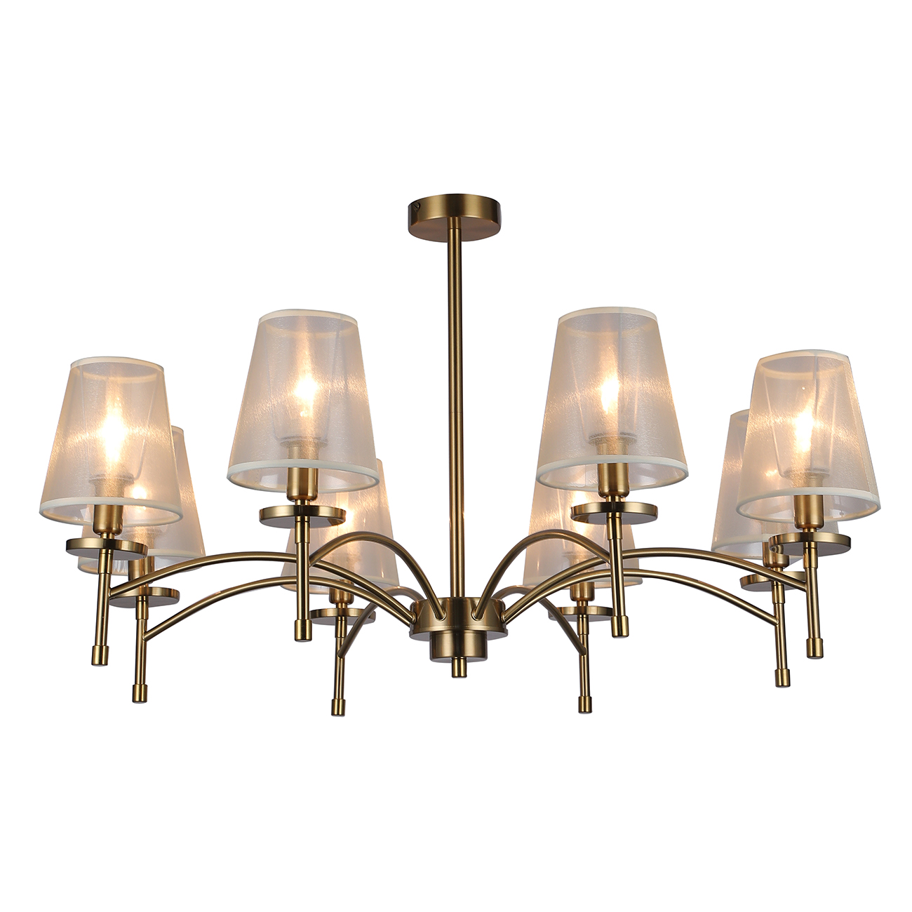 

Светильник потолочный Escada FAITH 694/8PL Gold 320W E14