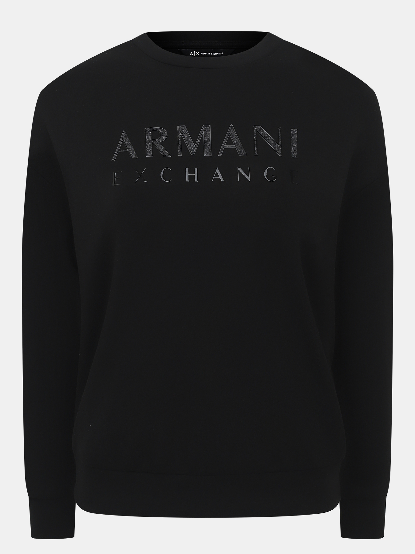 Свитшот женский Armani Exchange 484491 черный 44-46 RU