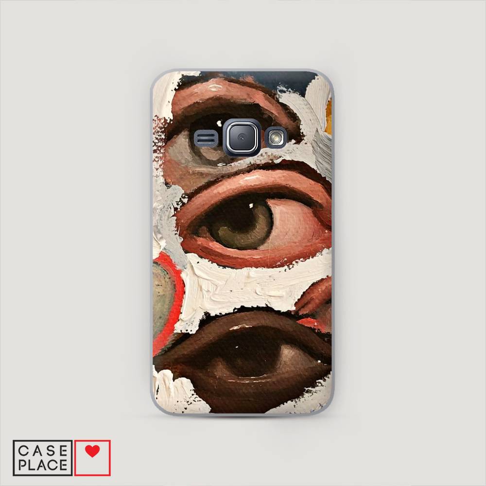 

Чехол Awog "Глаза масляная живопись" для Samsung Galaxy J1, 22040-5