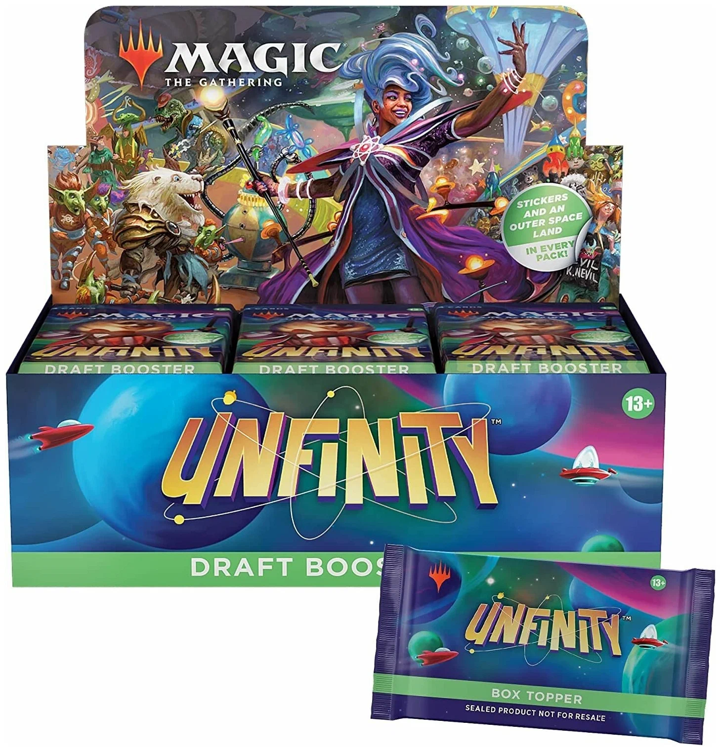 

Настольная игра Magic The Gathering Драфт Дисплей Unfinity на английском языке, Дисплей