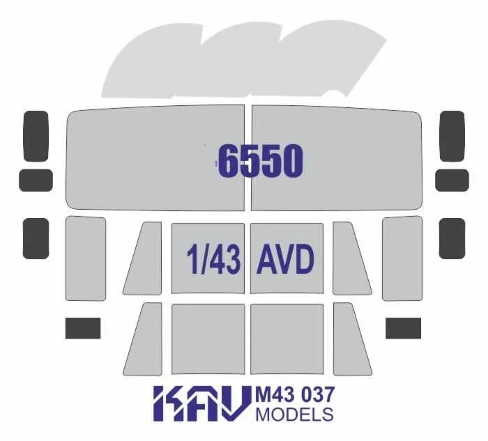 

Окрасочная маска KAV models 1/43 для модели серии 6560 M43 037