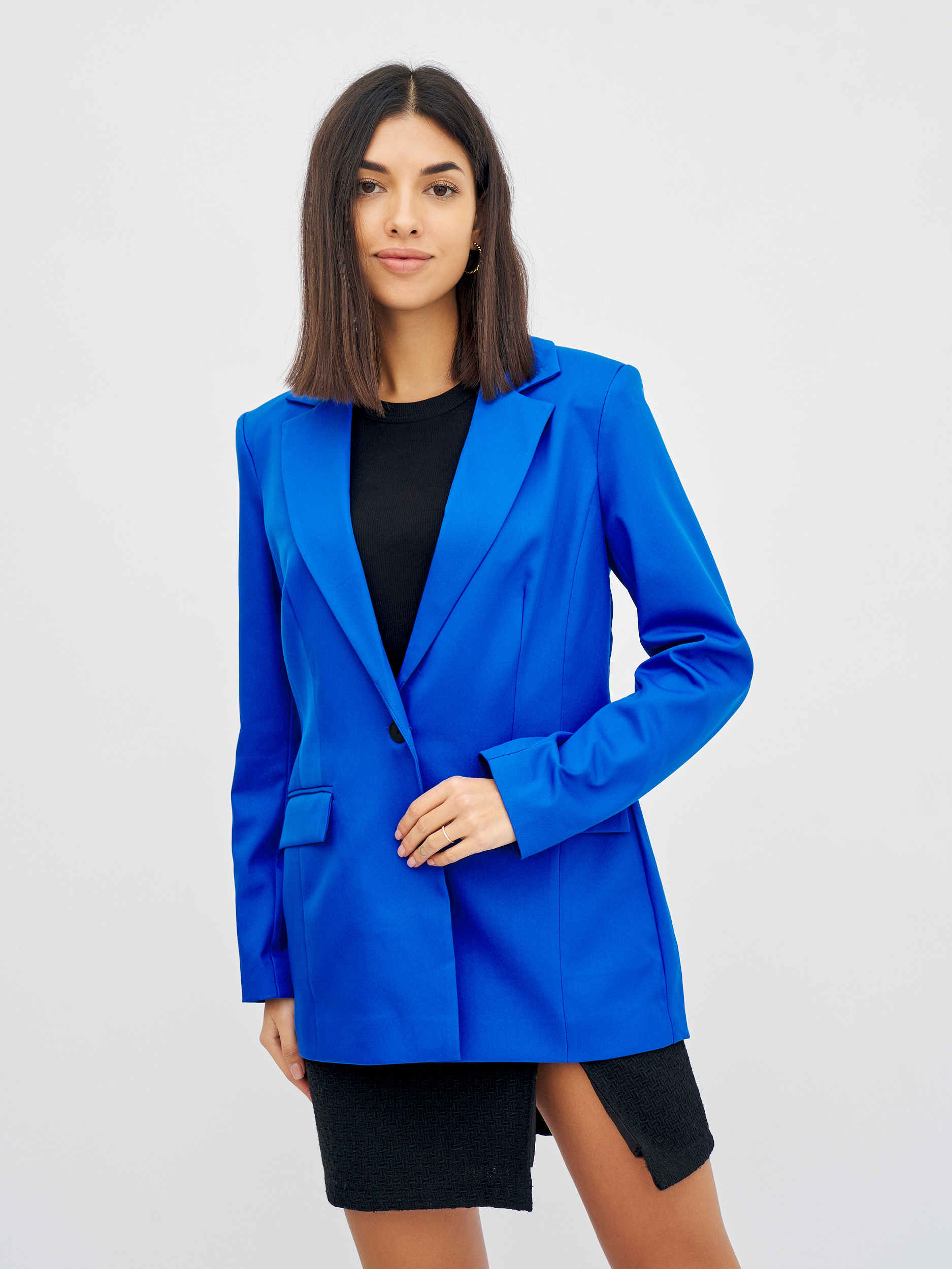 

Пиджак женский BrandStoff BS16115 синий 44 RU, BS16115