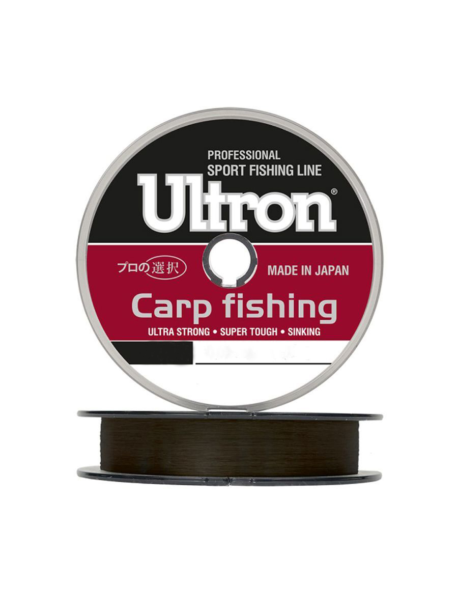 

Монофильная леска для рыбалки ULTRON Carp Fishing (Ultron / 1 / 0.28 / 8.5 / 300 / 1 /, Коричневый, Carp Fishing