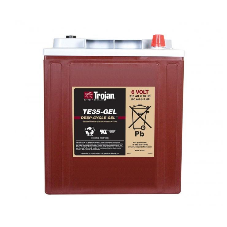 

Аккумулятор TROJAN TE35-GEL 6V 210A (244х190х276)