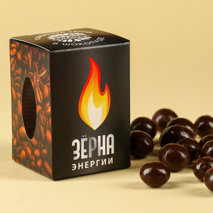 

Кофейные зерна в банке «Зёрна энергии», 30 г.