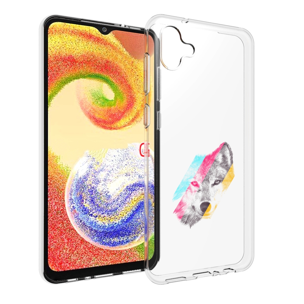 

Чехол MyPads волк градиент для Samsung Galaxy A04, Прозрачный, Tocco