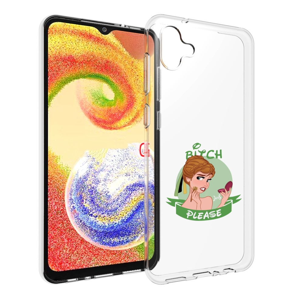 

Чехол MyPads принцесса-Анна женский для Samsung Galaxy A04, Прозрачный, Tocco