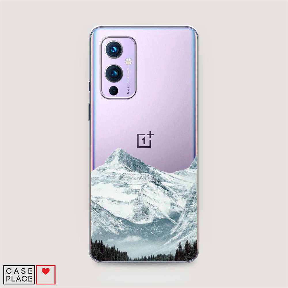 

Чехол на OnePlus 9 LE2113 "Горы арт 1", Белый;зеленый, 151450-2