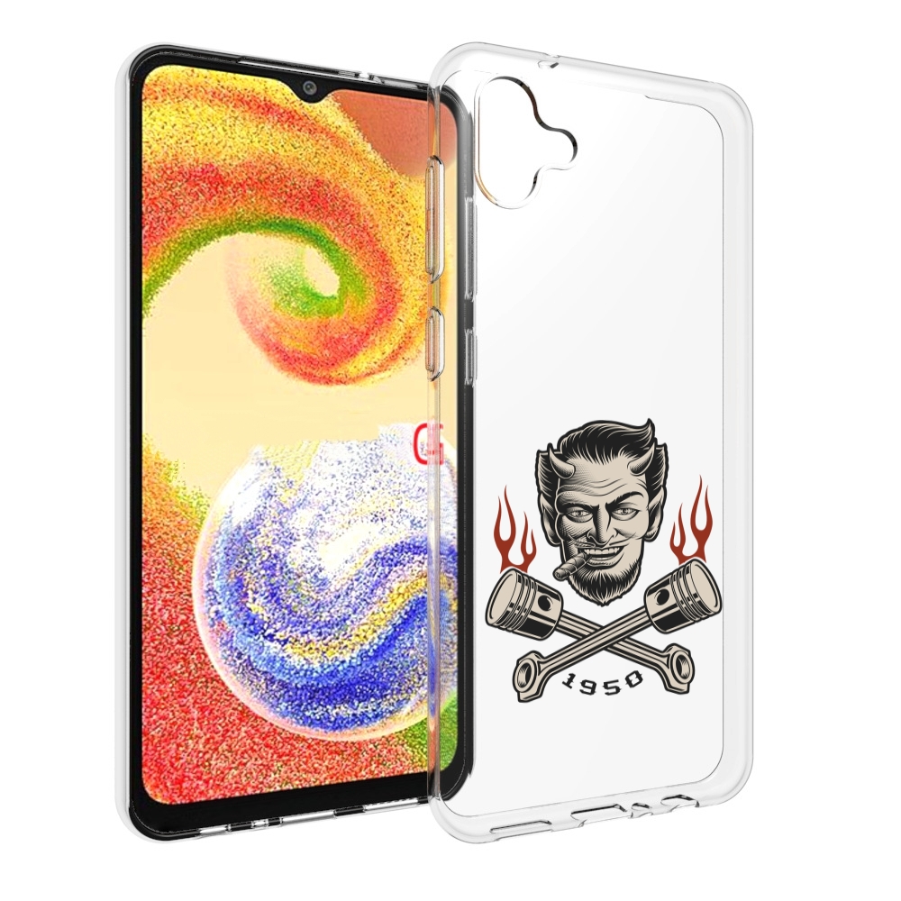 

Чехол MyPads поршни-горят для Samsung Galaxy A04, Прозрачный, Tocco