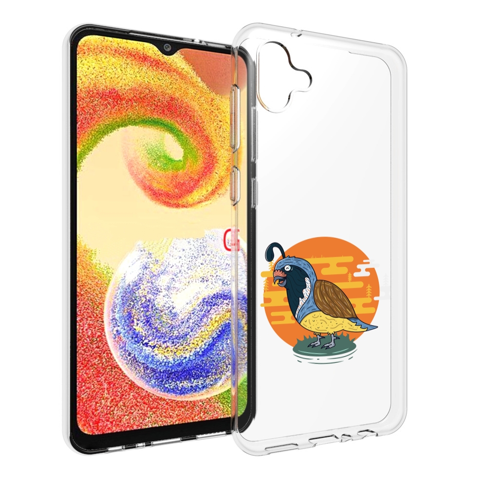 

Чехол MyPads попугай-на-острове для Samsung Galaxy A04, Прозрачный, Tocco