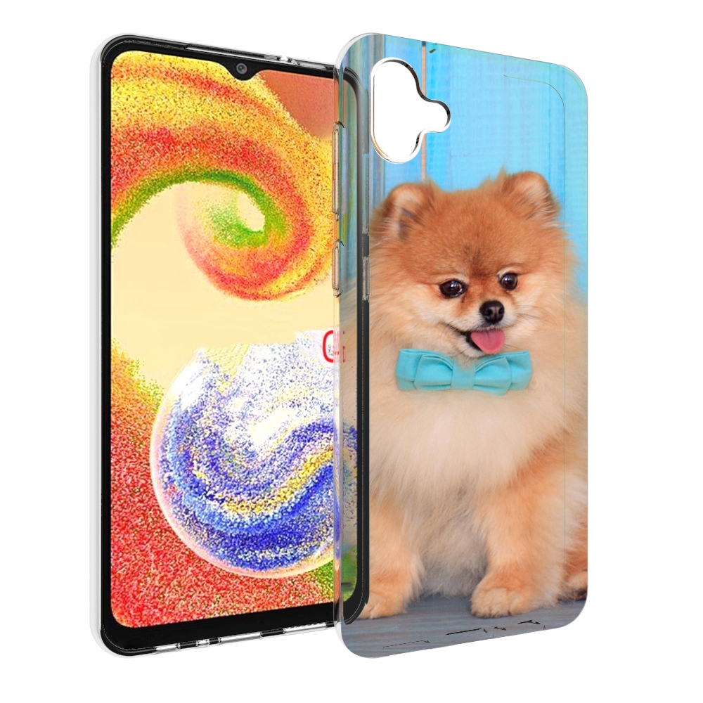 

Чехол MyPads померанскии шпиц для Samsung Galaxy A04, Прозрачный, Tocco