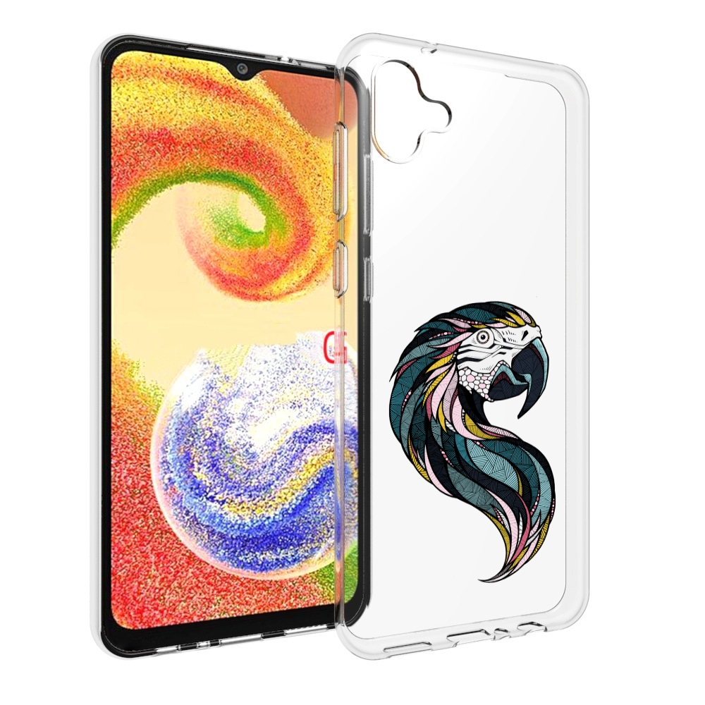 

Чехол MyPads полупопугай для Samsung Galaxy A04, Прозрачный, Tocco