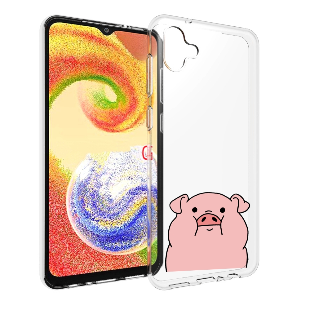 

Чехол MyPads полная-свинья для Samsung Galaxy A04, Прозрачный, Tocco