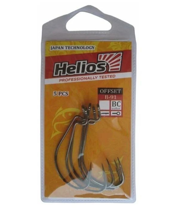 

Крючок Helios B-91 №1/0 офсетный